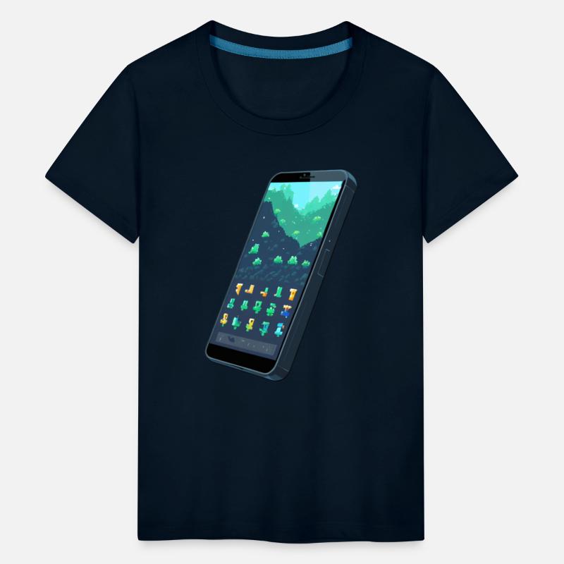 A pixel art of a mobile