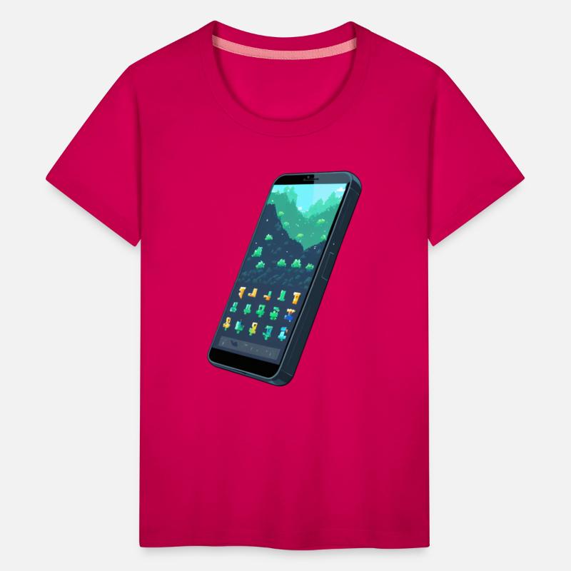 A pixel art of a mobile