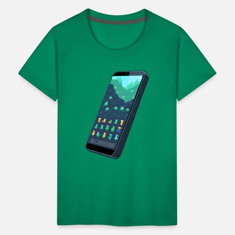 A pixel art of a mobile