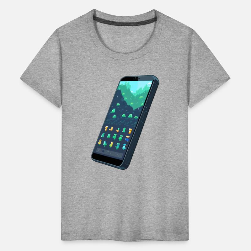 A pixel art of a mobile