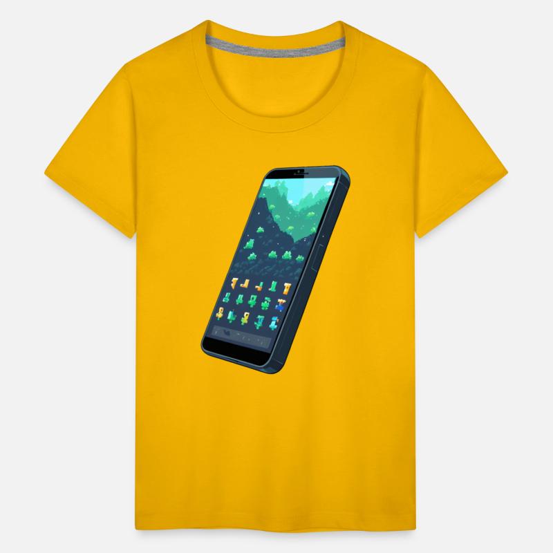 A pixel art of a mobile