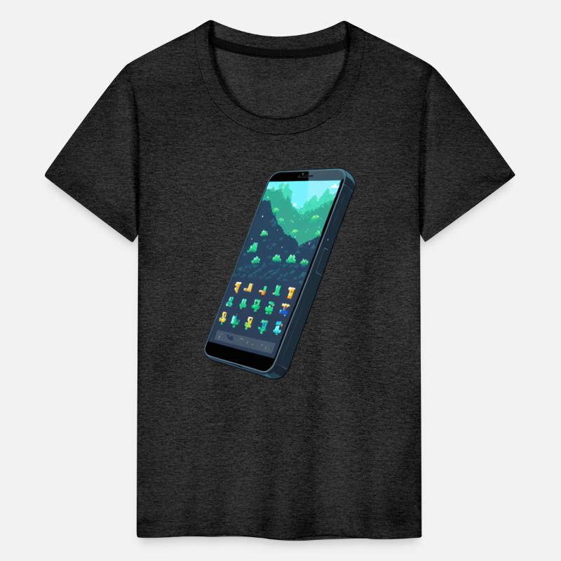 A pixel art of a mobile