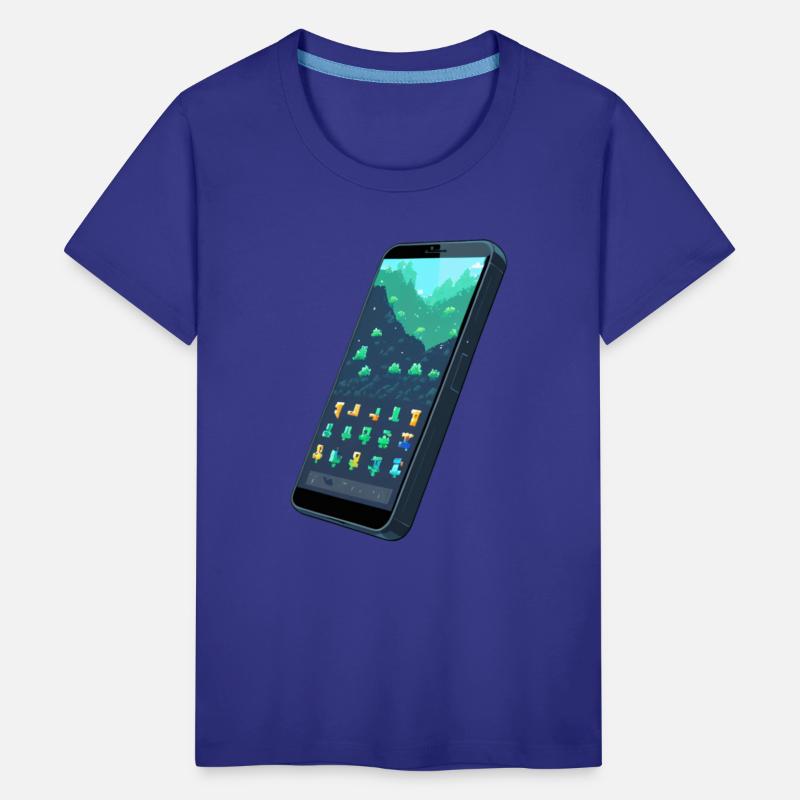 A pixel art of a mobile
