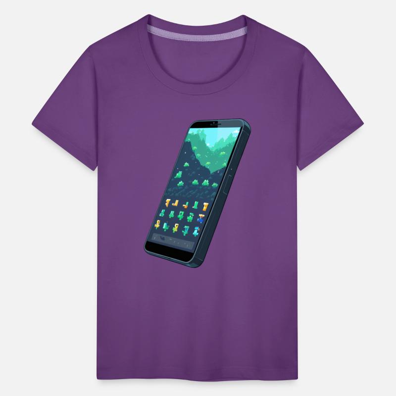 A pixel art of a mobile