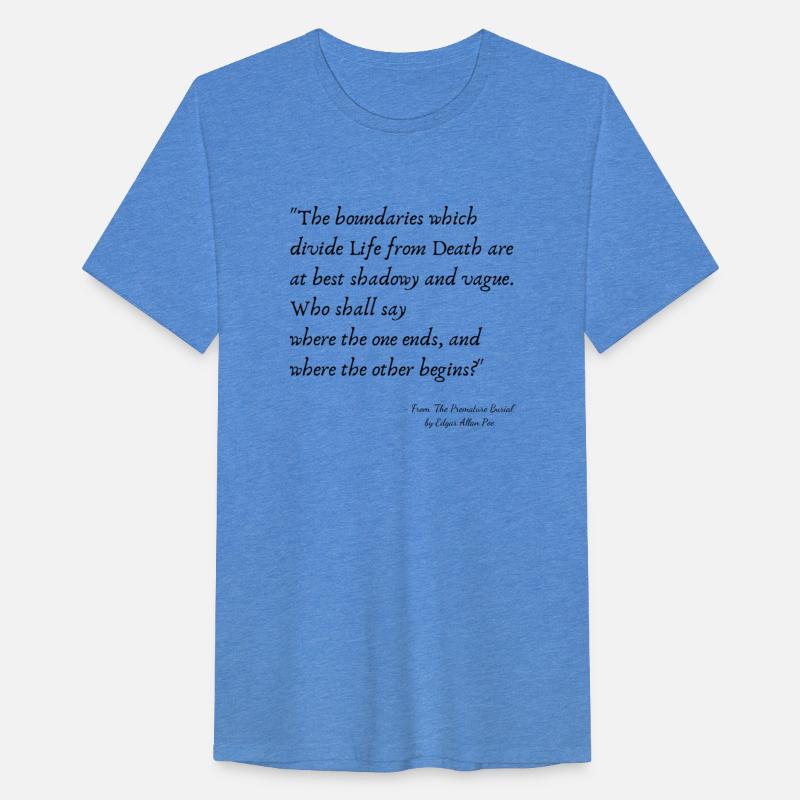 A Quote from "The Premature Burial" by E. A. Poe