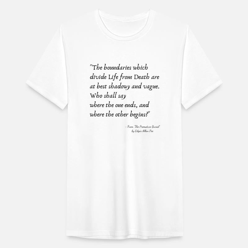 A Quote from "The Premature Burial" by E. A. Poe