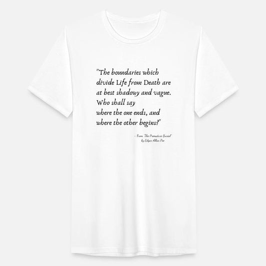 A Quote from "The Premature Burial" by E. A. Poe