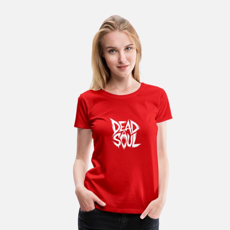 a stylized illustration of the text dead soul