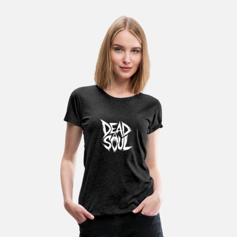 a stylized illustration of the text dead soul