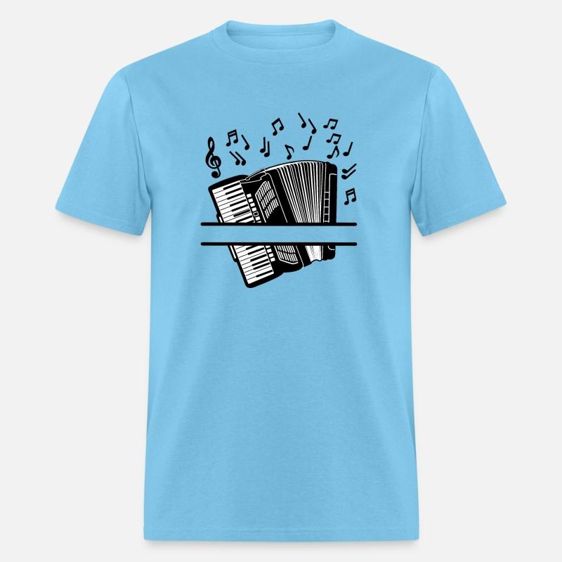 Accordion with music tones