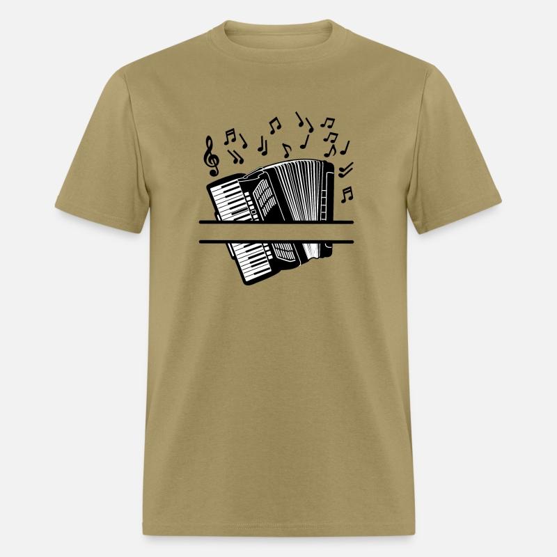 Accordion with music tones