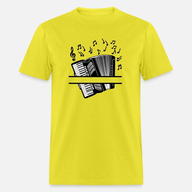 Accordion with music tones