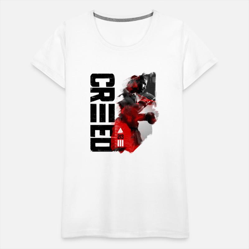 Adonis Creed In An Abstract Shape With Vertical Lo