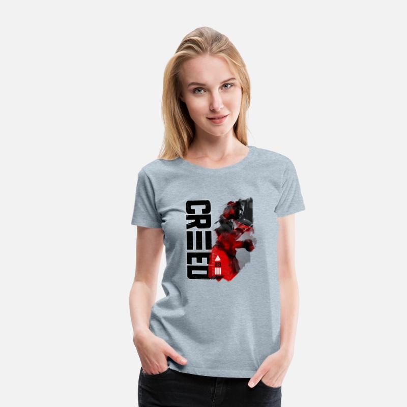 Adonis Creed In An Abstract Shape With Vertical Lo