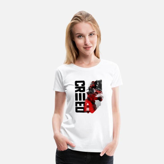 Adonis Creed In An Abstract Shape With Vertical Lo