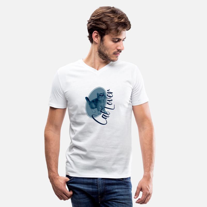 Adorable Cat Lover Design blue