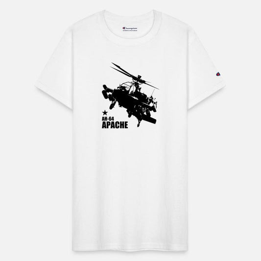 AH64 Apache Front Back logo green