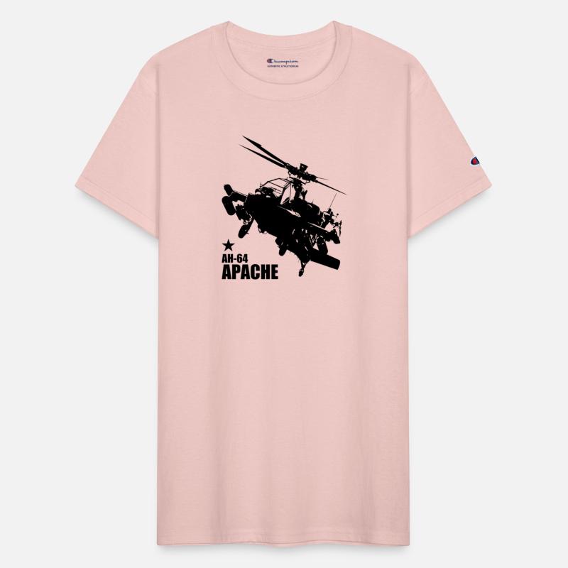 AH64 Apache Front Back logo green