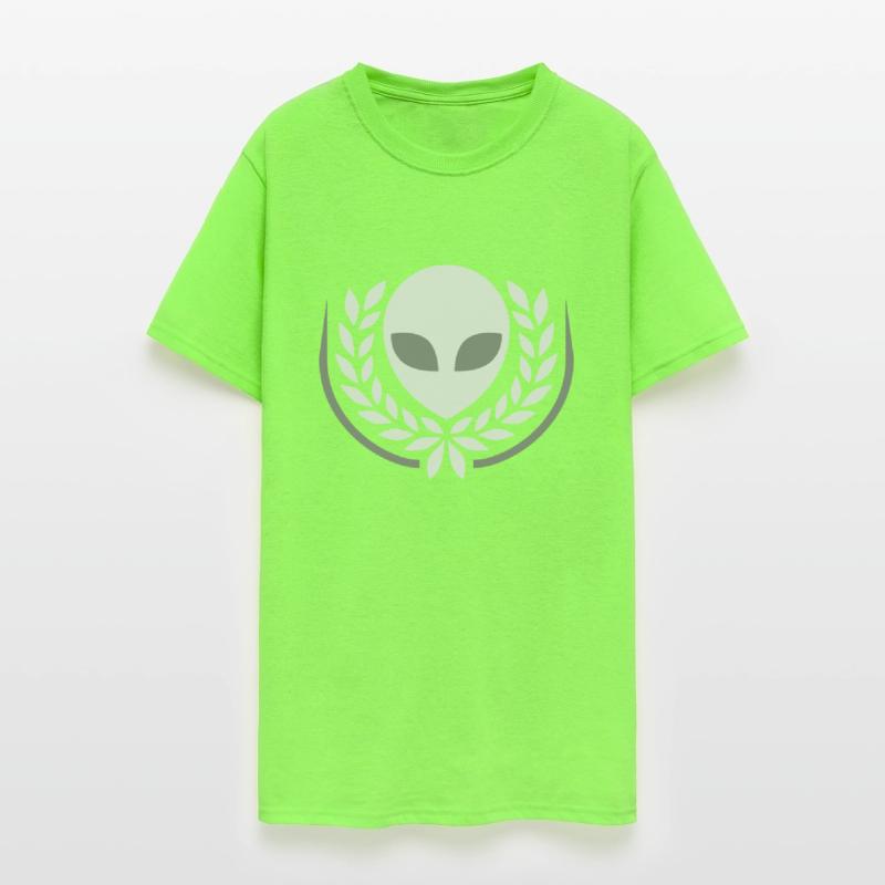 Alien laurel wreath crest