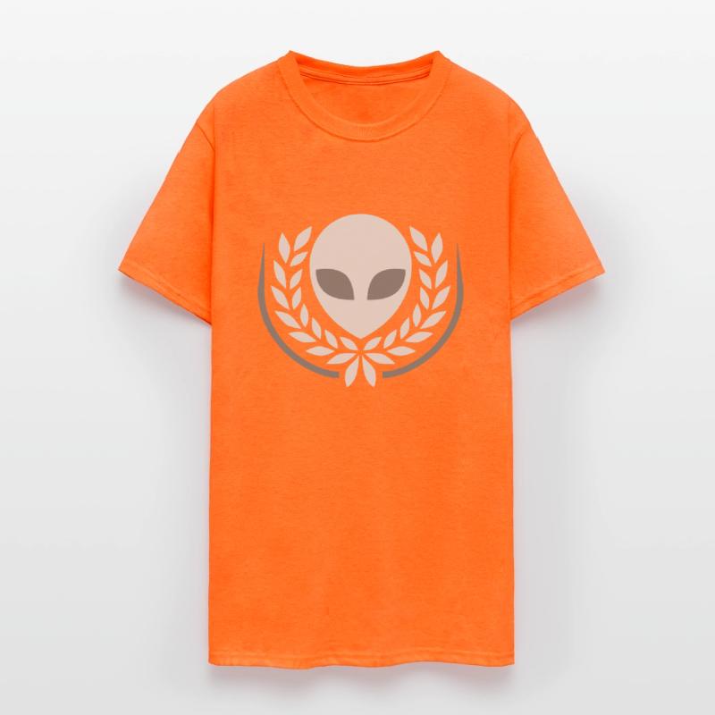 Alien laurel wreath crest