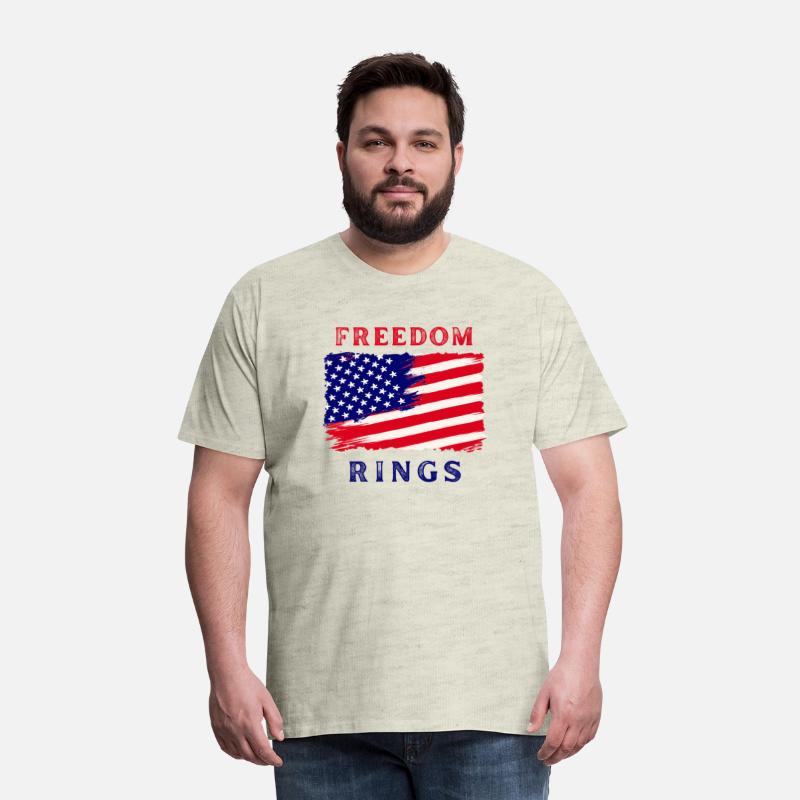 American Dreams Minimalist Print: Blue Red Design