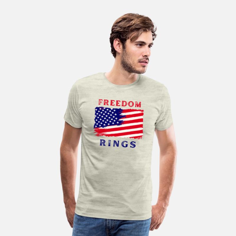American Dreams Minimalist Print: Blue Red Design