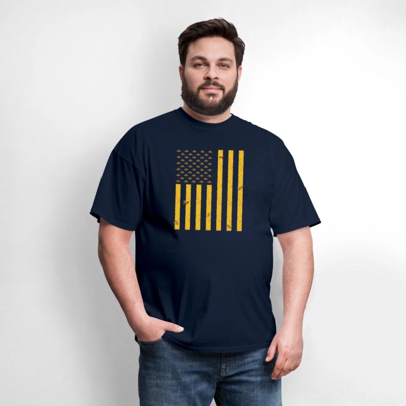 American Flag Honeycomb Honey Bee Beekeeping
