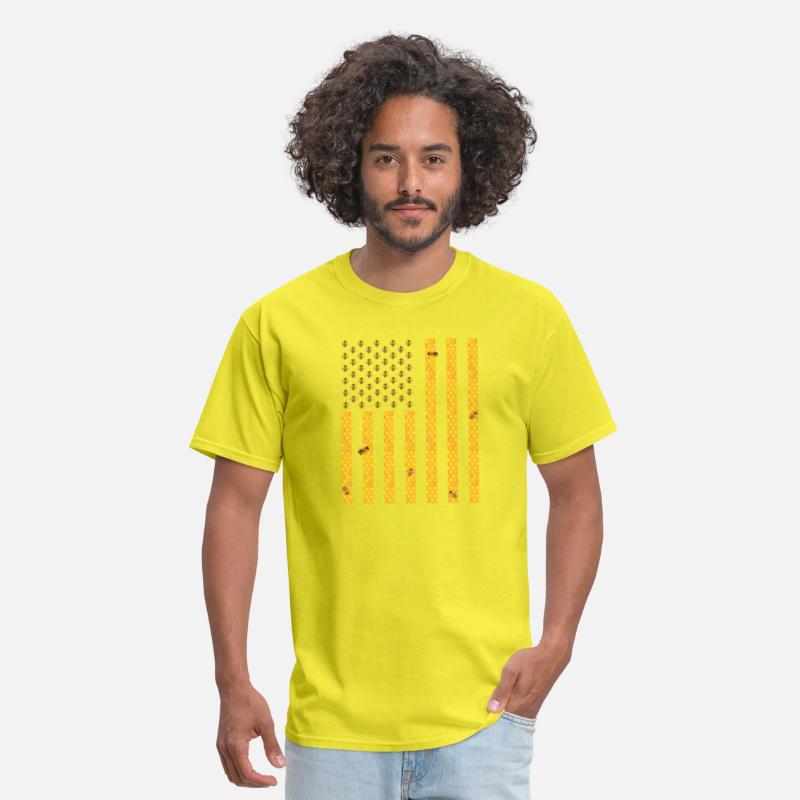 American Flag Honeycomb Honey Bee Beekeeping