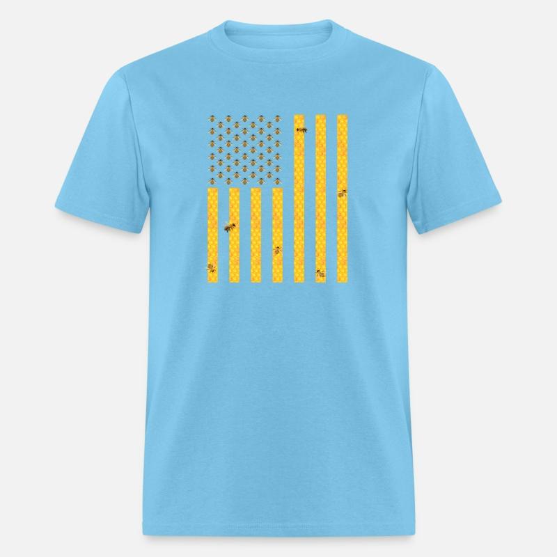 American Flag Honeycomb Honey Bee Beekeeping
