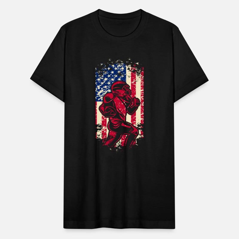 American Football Flag Patriotic Sports Football