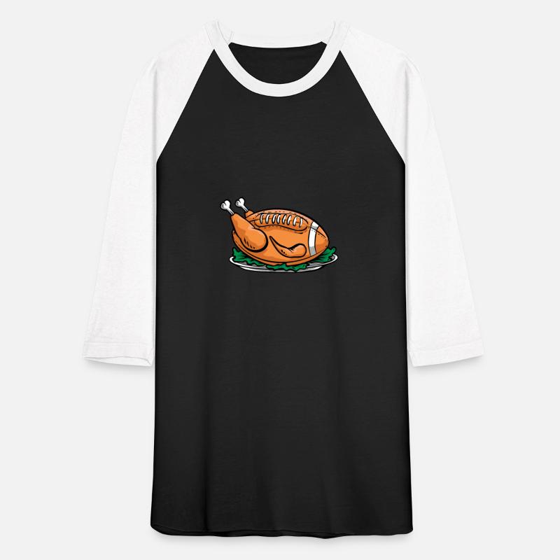 American football turkey on a plate with salad