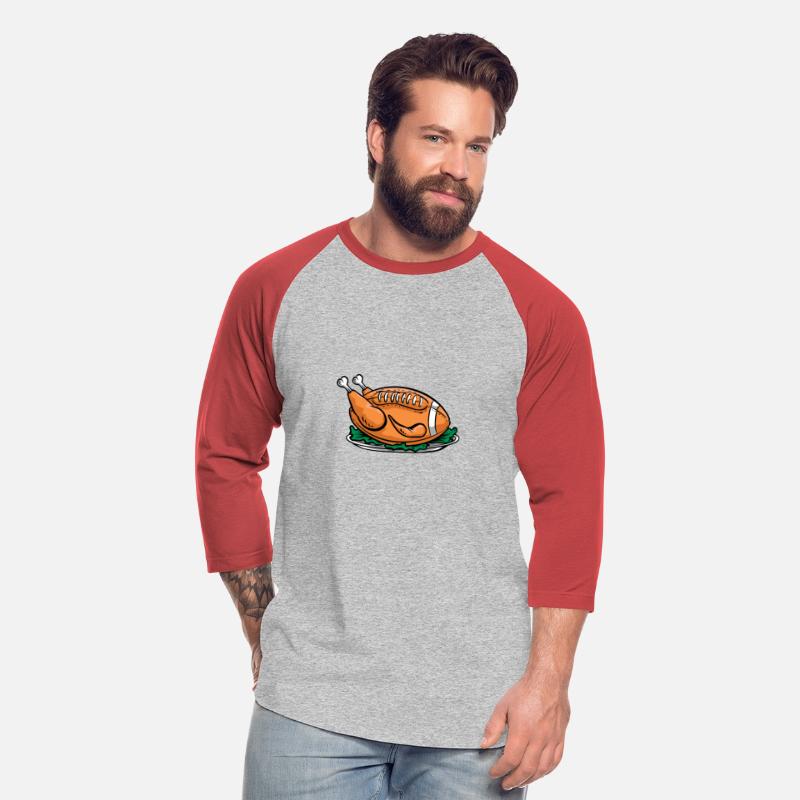 American football turkey on a plate with salad