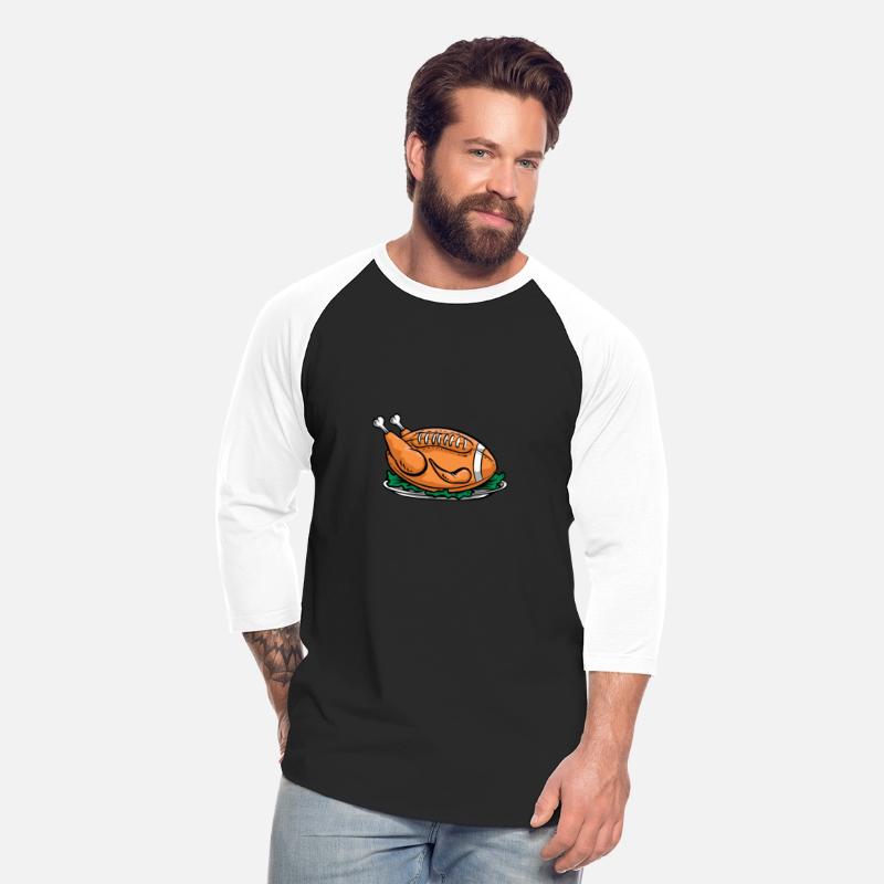 American football turkey on a plate with salad