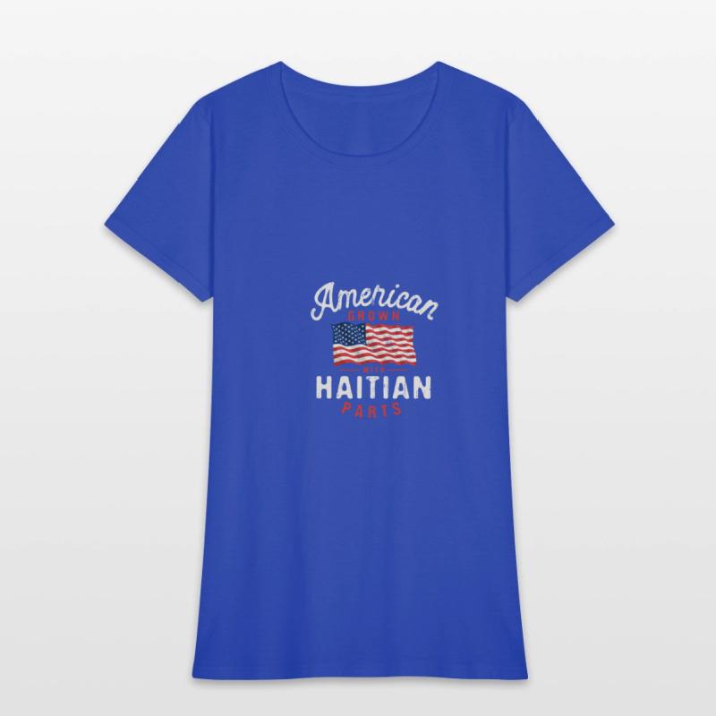 American Grown with Haitian Parts Patriotic Nation