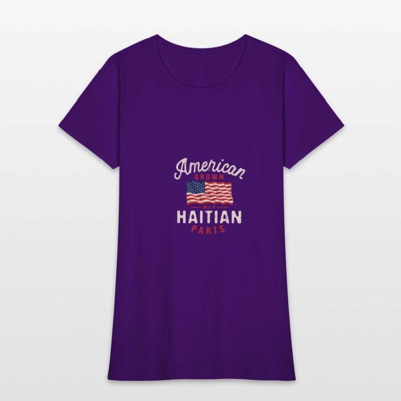 American Grown with Haitian Parts Patriotic Nation
