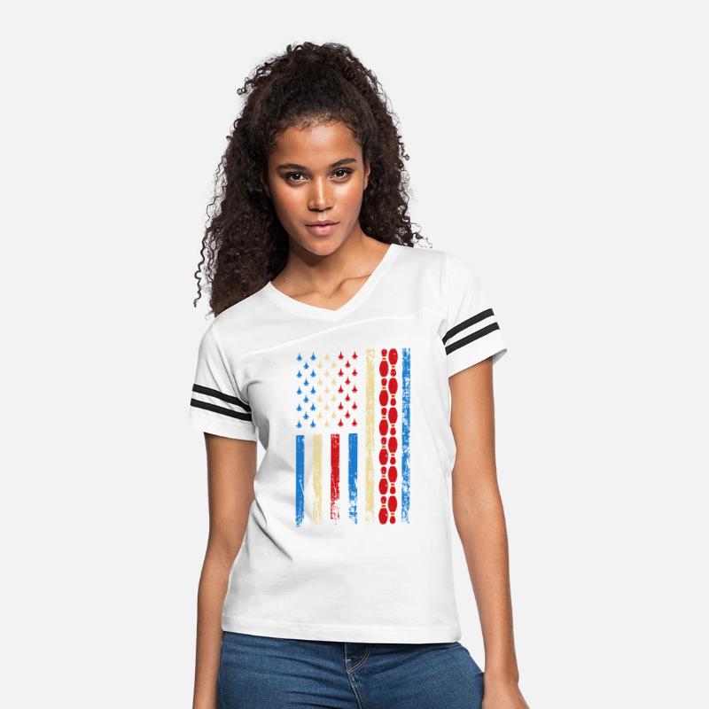 American Sports Flag Athletic Bowling Pin 4th Of