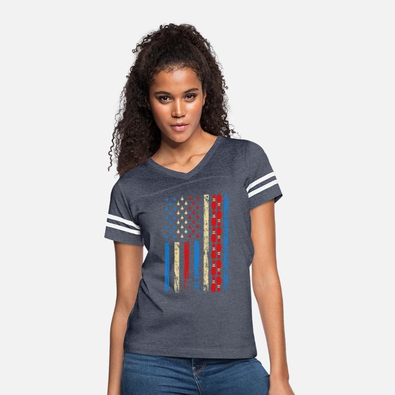 American Sports Flag Athletic Bowling Pin 4th Of