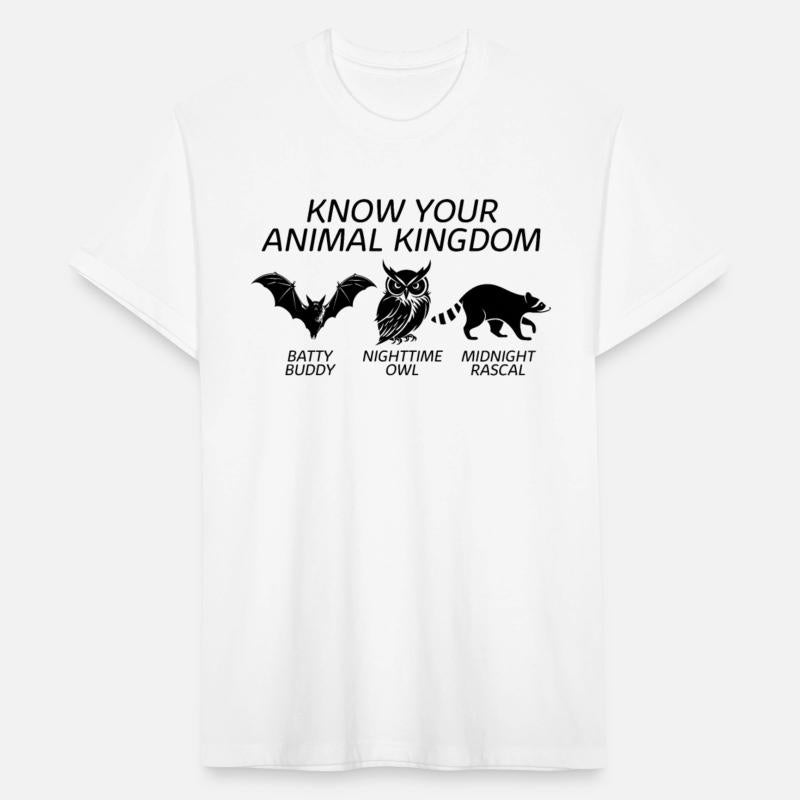 Animal Shirt, Know Your Animal Kingdom Bat Owl