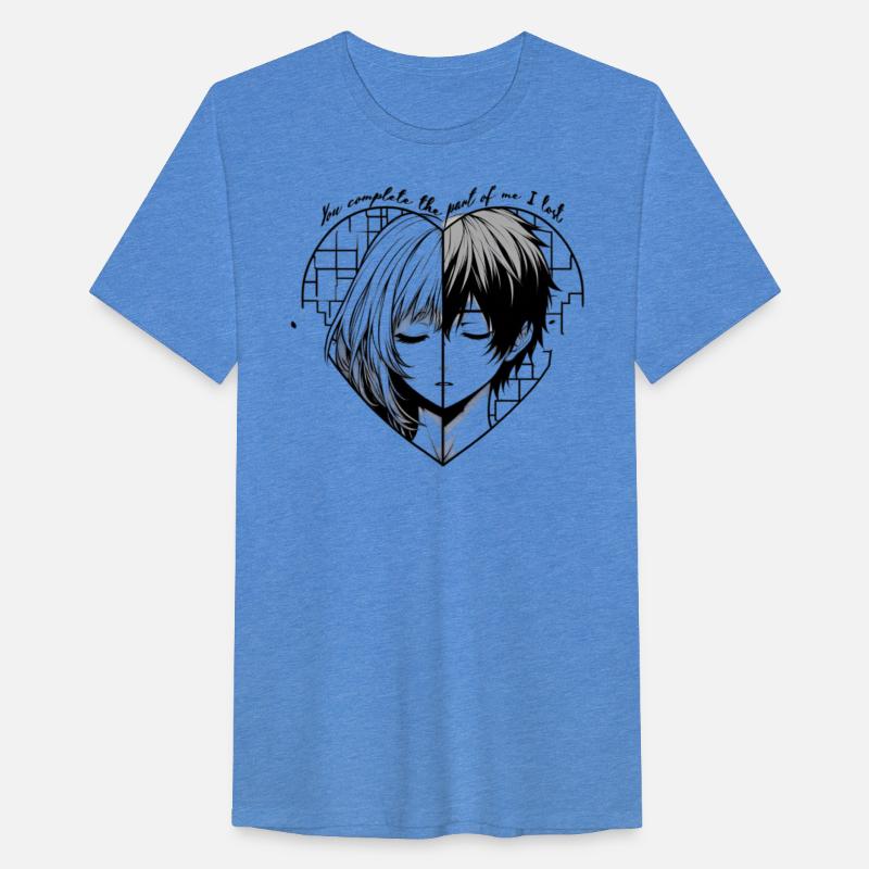 Anime Heart Duo Silhouette Design