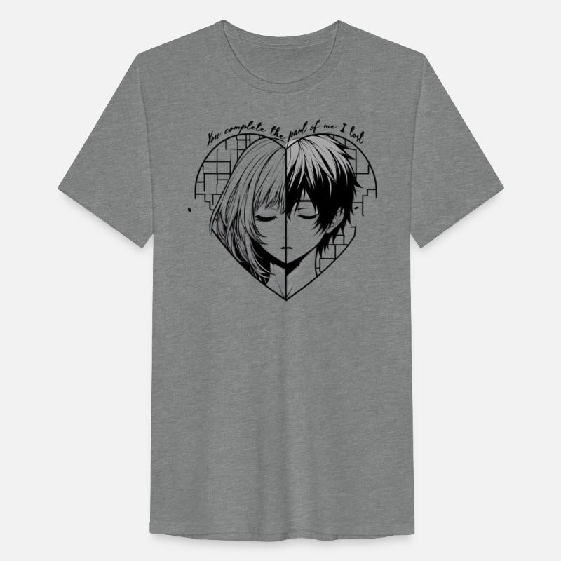 Anime Heart Duo Silhouette Design