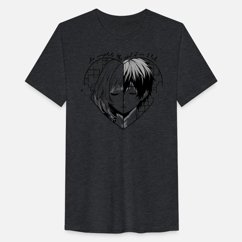 Anime Heart Duo Silhouette Design