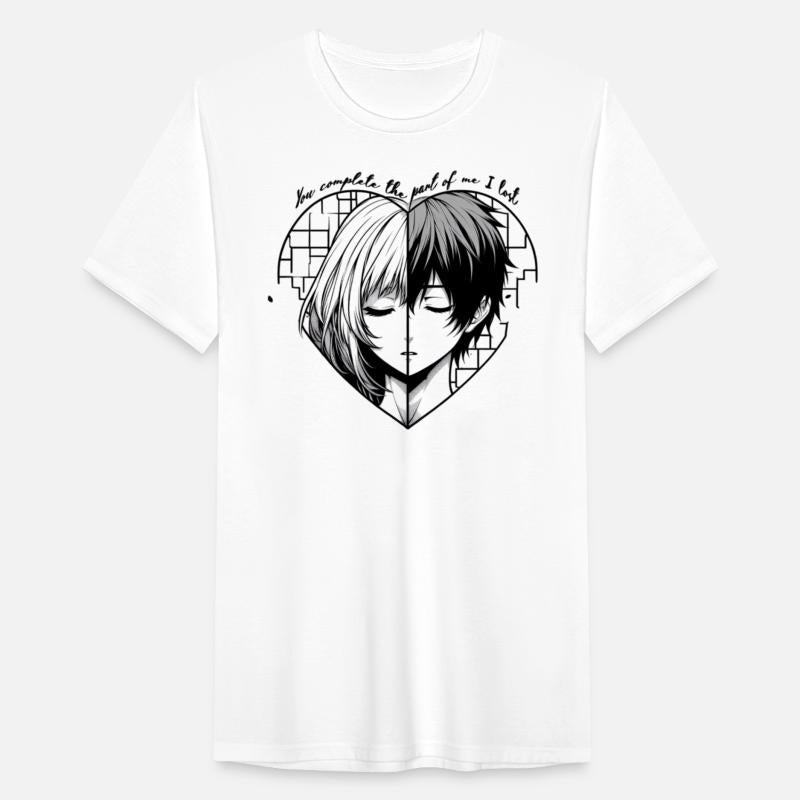 Anime Heart Duo Silhouette Design
