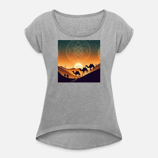 Arabic-Inspired Desert Camel Nightscape