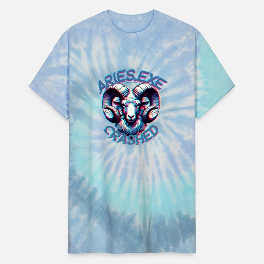Aries Glitch T-Shirt – Digital Zodiac Series