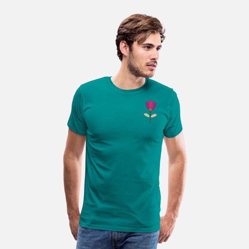 art deco pink tulip bud
