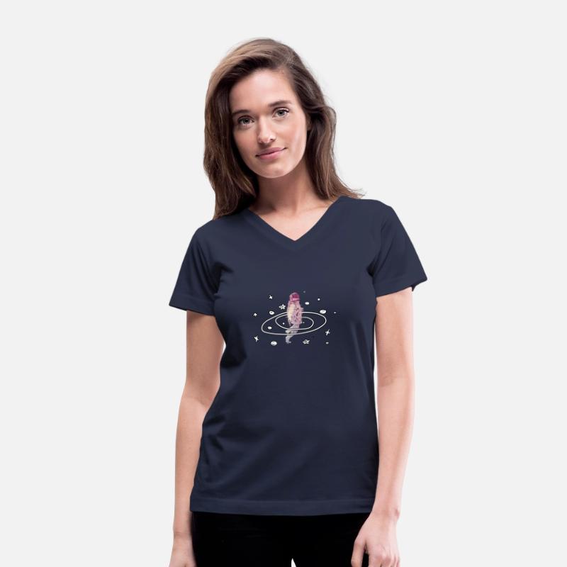 astronaut flying among the stars
