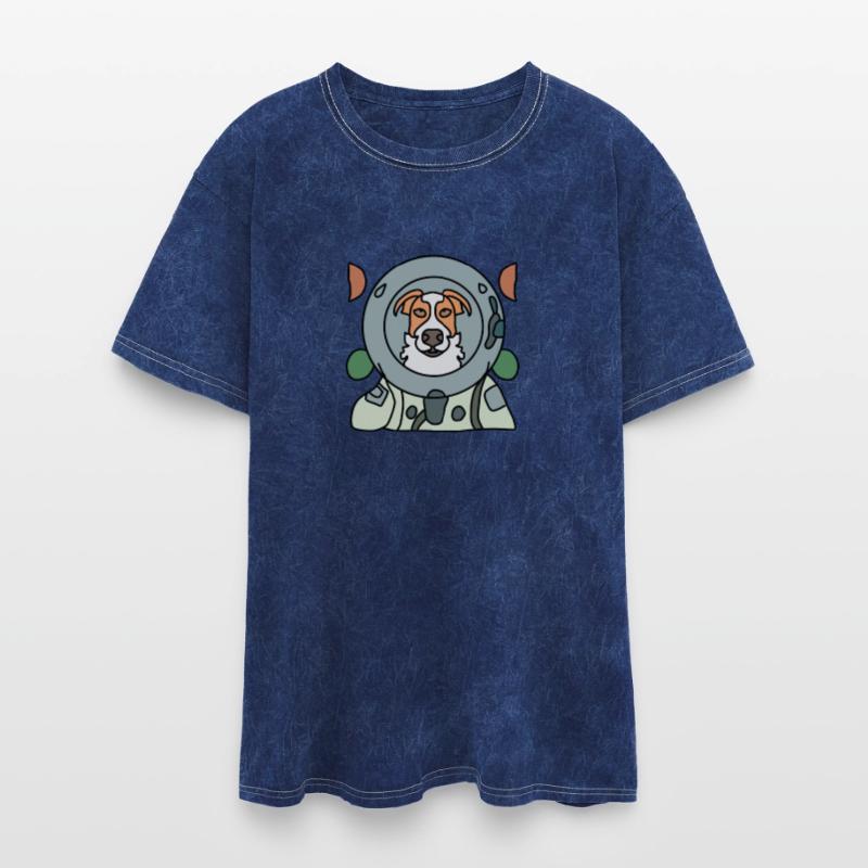 Astronaut minimalist dog in space | Funny & Cute