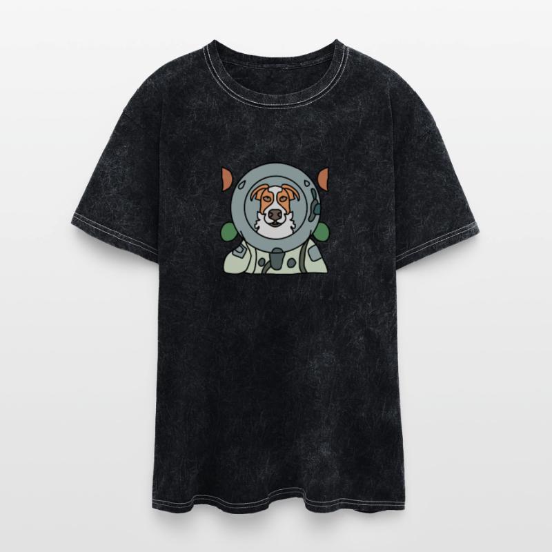 Astronaut minimalist dog in space | Funny & Cute
