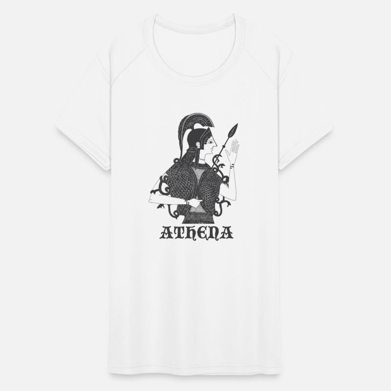 Athena. The goddess of wisdom in Greek mythology