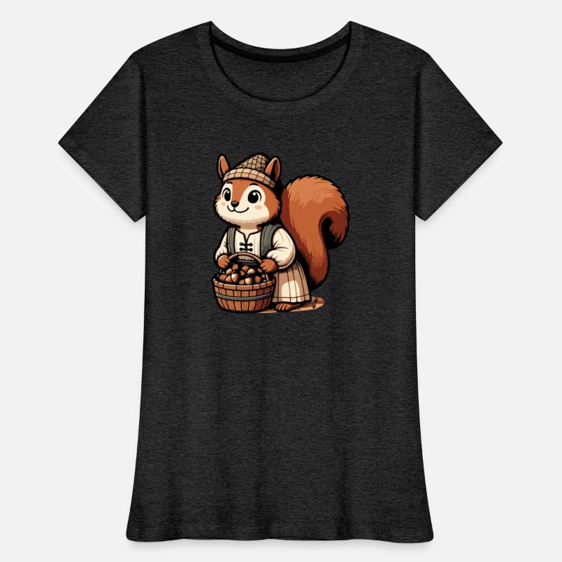Autumn Forager: Squirrel with Acorns